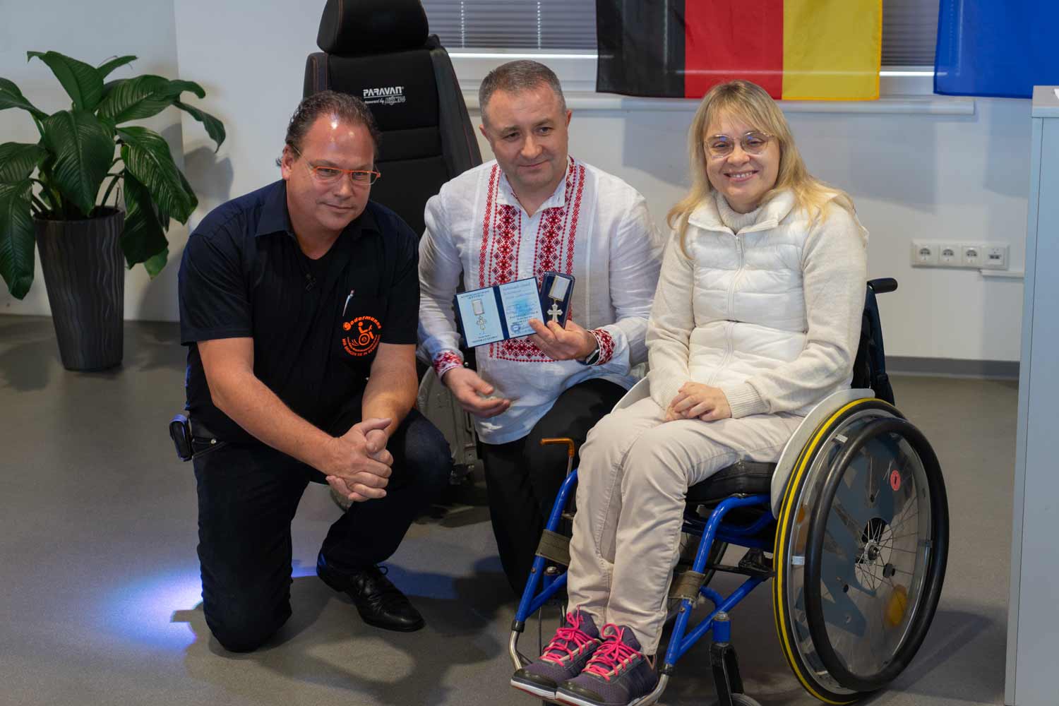 Weißes Kreuz Verleihung Frank Sodermanns