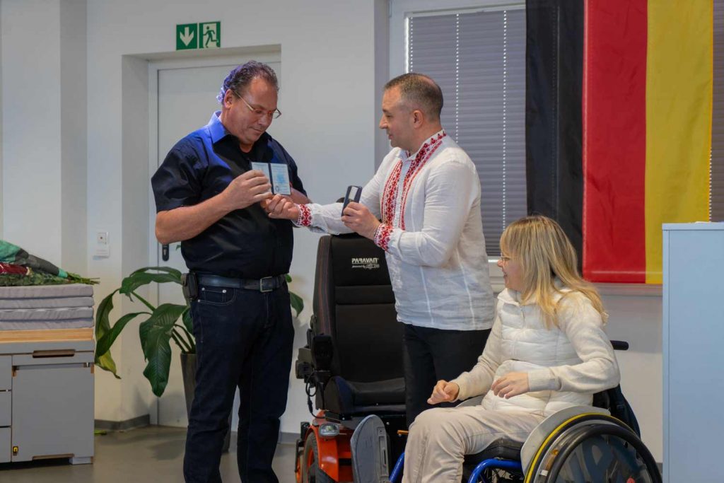 Weißes Kreuz Verleihung Frank Sodermanns