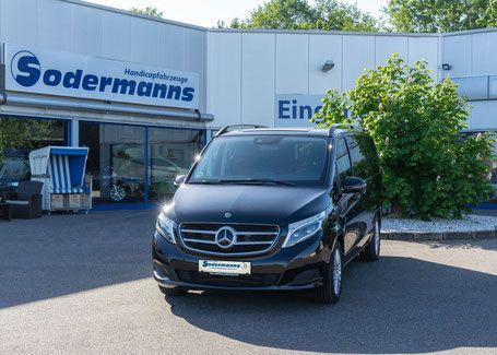 Behindertengerechte Mercedes Benz V Klasse 220 CDI, Beifahrerumbau, Sodermanns