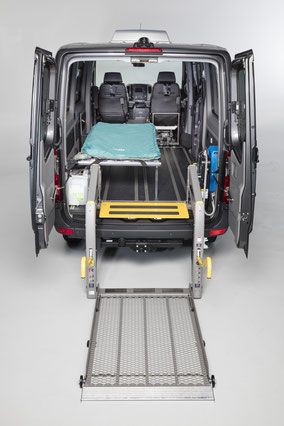 Hecklift, Liegendtransport, Sodermanns