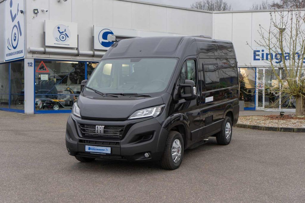 Camperausbau, behindertengerecht, barrierefrei, Camping mit Handicap, Fiat Ducato, vom Kastenwagen zum Camper, Sodermanns