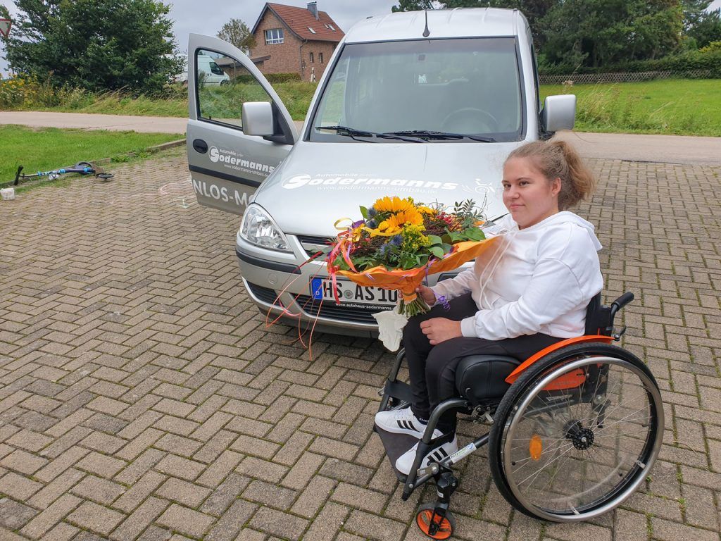 Charity- & Spendenprojekte, Flutopferhilfe Eifel, Luisa Müller Grenzenlos Mobil, Sodermanns