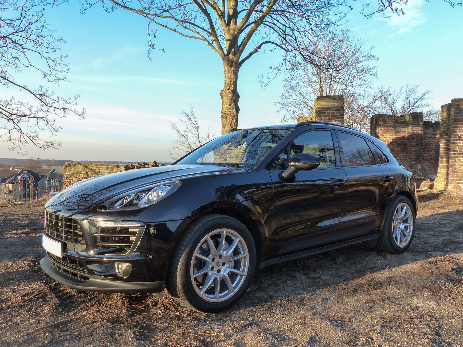 Behindertengerechter Porsche Macan S, Gasring, Handgerät, Rutschbrett
