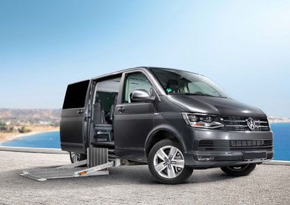 Behindertengerechter Volkswagen T6.1, Fahrzeugumbau, Rollstuhlfahrer, Selbstfahrer, Sodermanns
