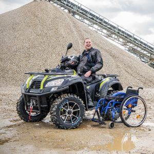Behindertengerechtes Quad, Handicap, Sodermanns