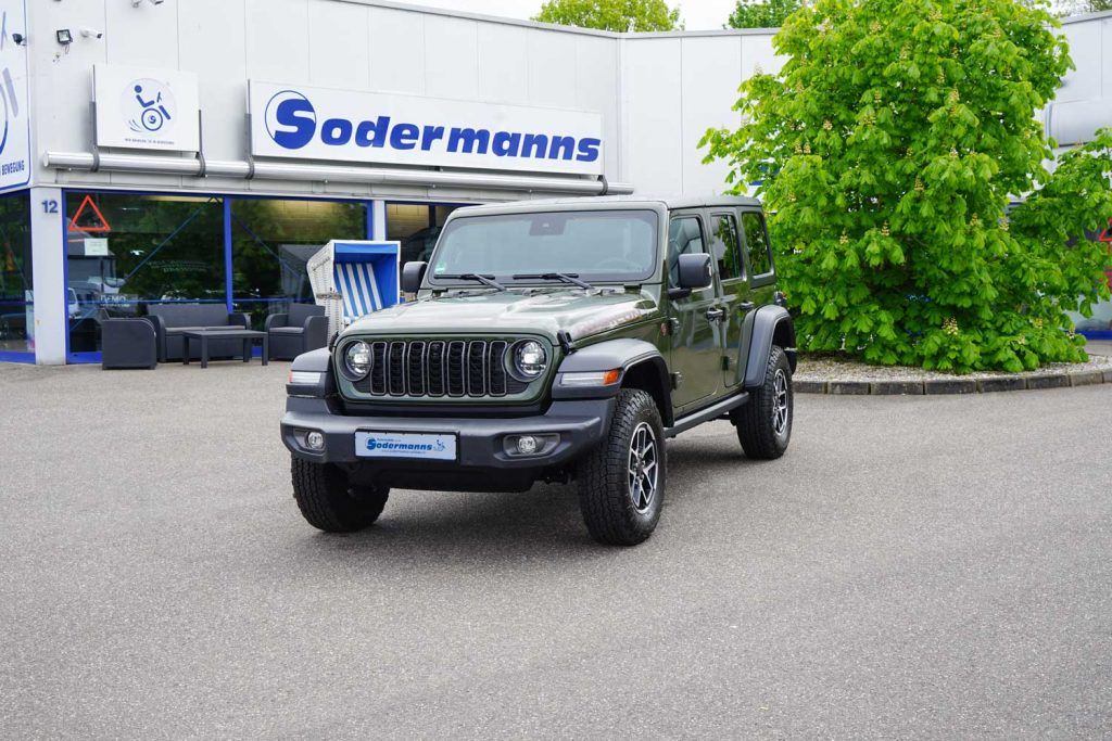 Behindertengerechter Jeep Wrangler, Selbstfahrerumbau, elektronisches Linkesgas, Sodermanns