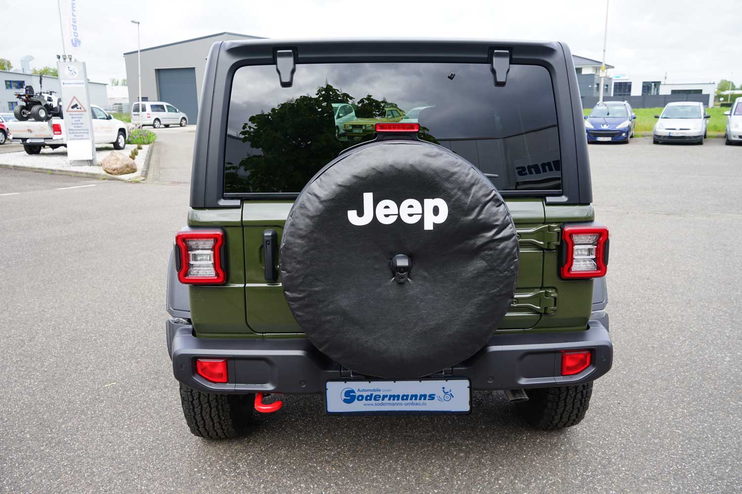 Behindertengerechter Jeep Wrangler, Selbstfahrerumbau, elektronisches Linkesgas, Sodermanns