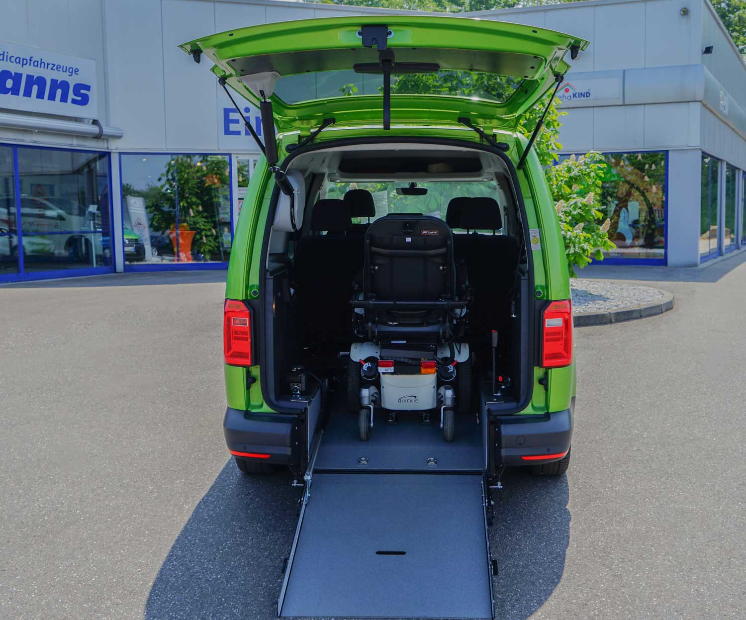 Heckklappenöffner, Elektro-mechanische Heckklappe, behindertengerechte Sonderumbauten, Sodermanns