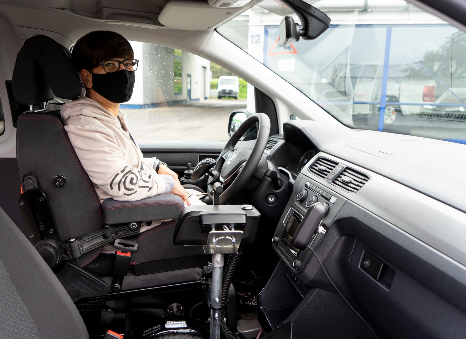 Heckeinstieg, Selbstfahrer, PR50, Dockingstation