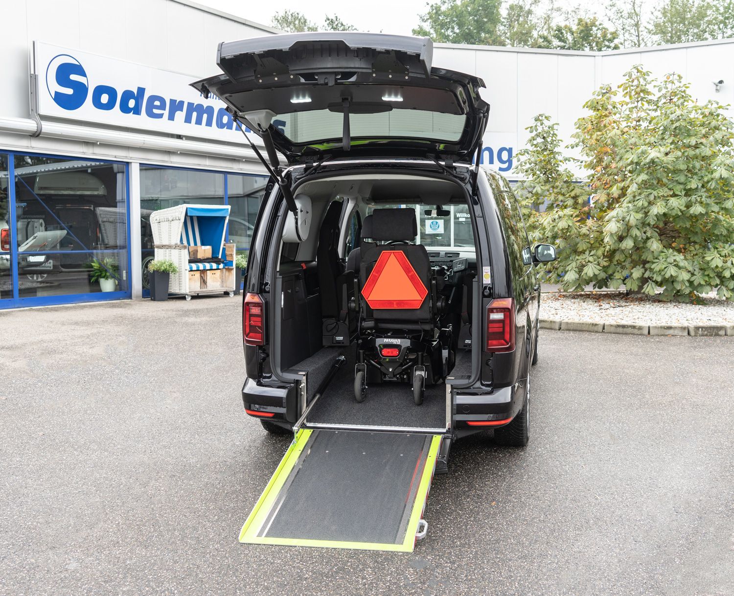 Heckeinstieg, Selbstfahrer, PR50, Dockingstation