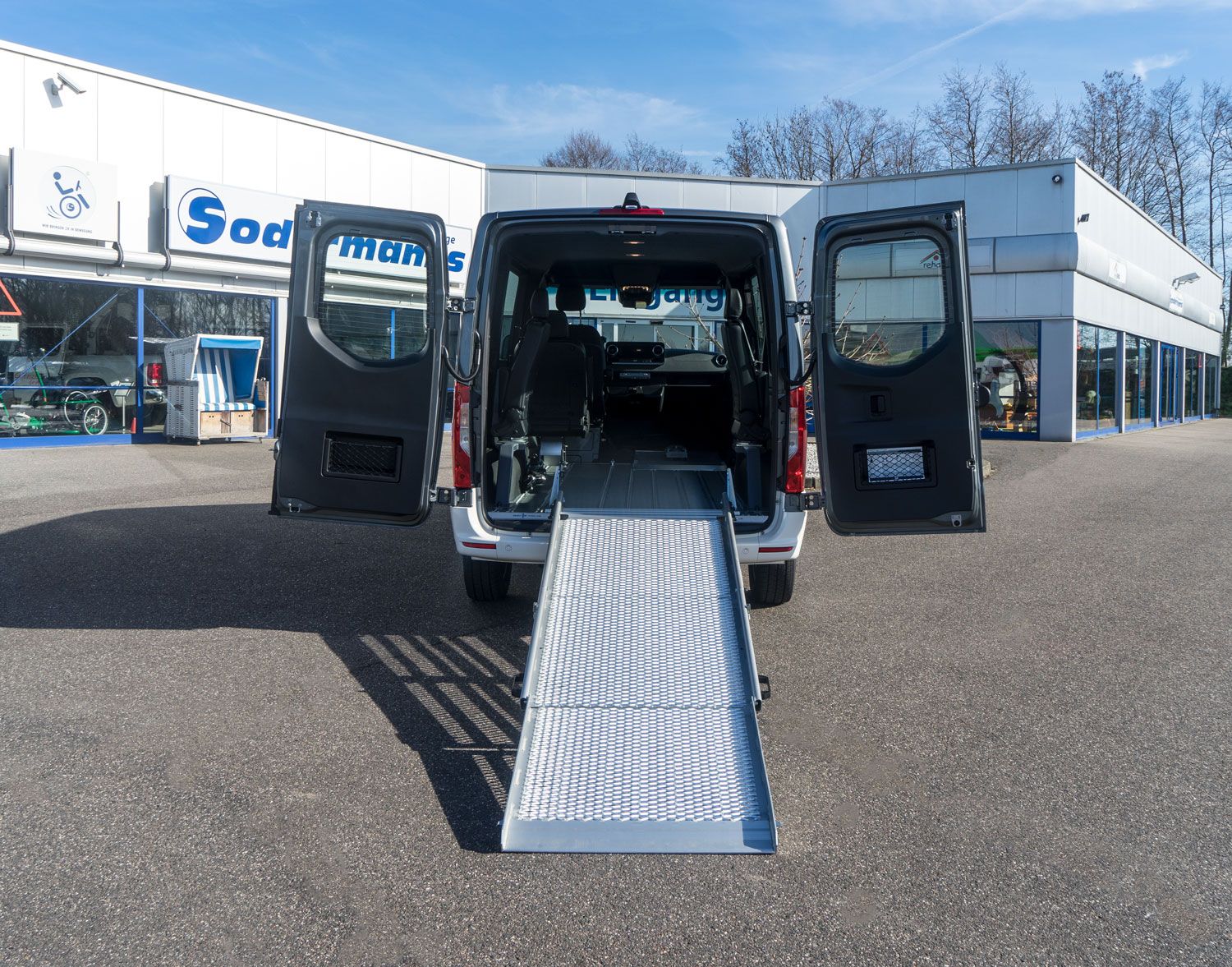 Rampen für behindertengerechte Fahrzeuge, Sodermanns