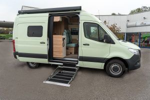 Behindertengerechtes Reisemobil für Menschen mit Mobilitätseinschränkung, Sodermanns
