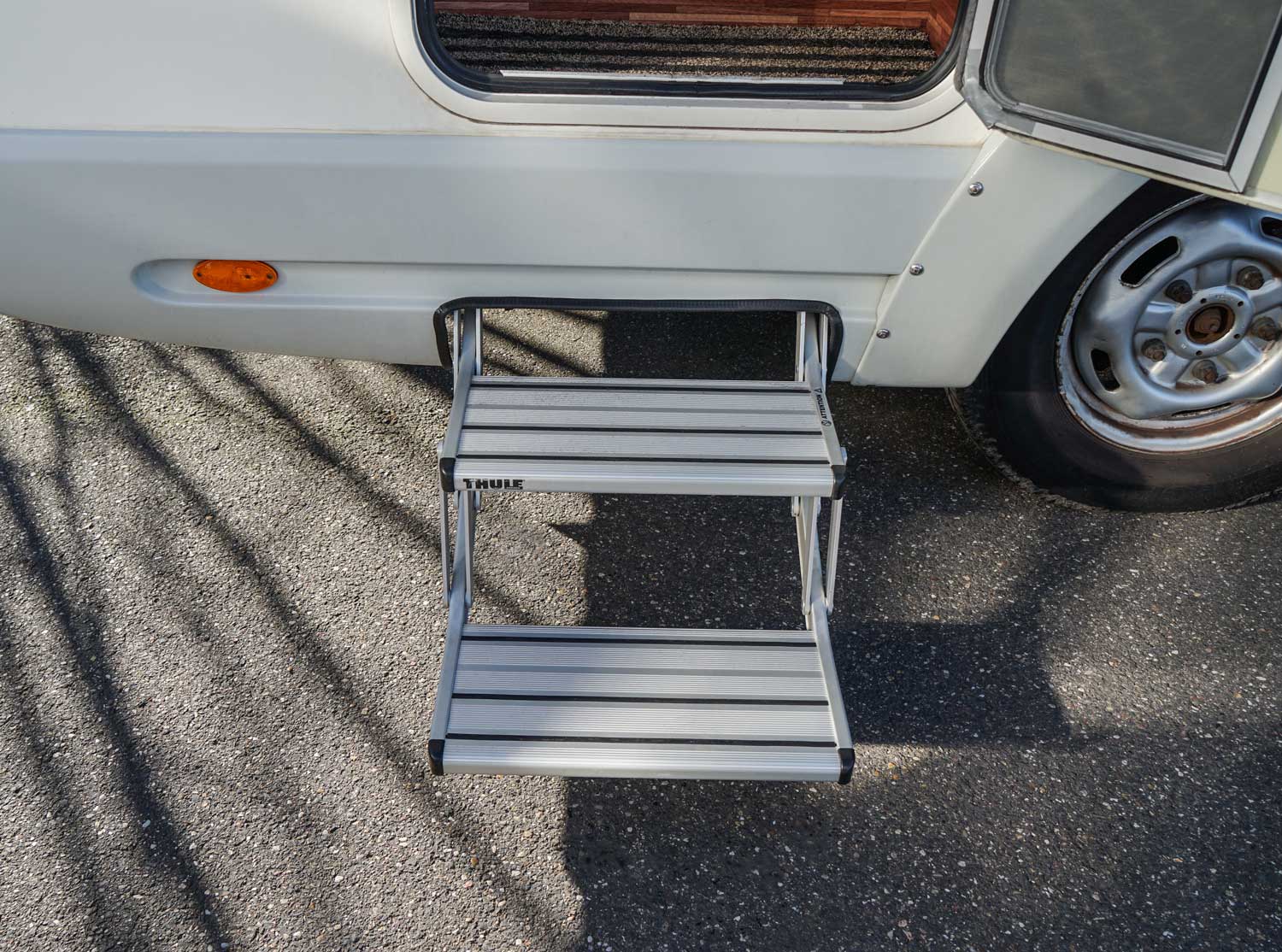 Trittstufe, Einstiegshilfe, behindertengerechter Fahrzeugumbau, Sodermanns