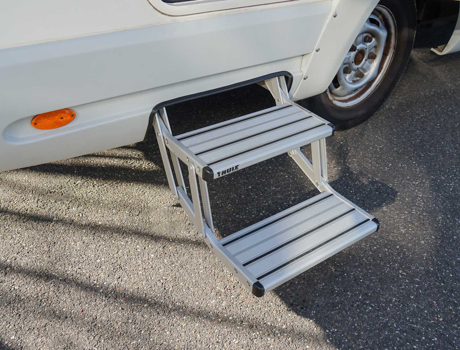 Trittstufe, Einstiegshilfe, behindertengerechter Fahrzeugumbau, Sodermanns