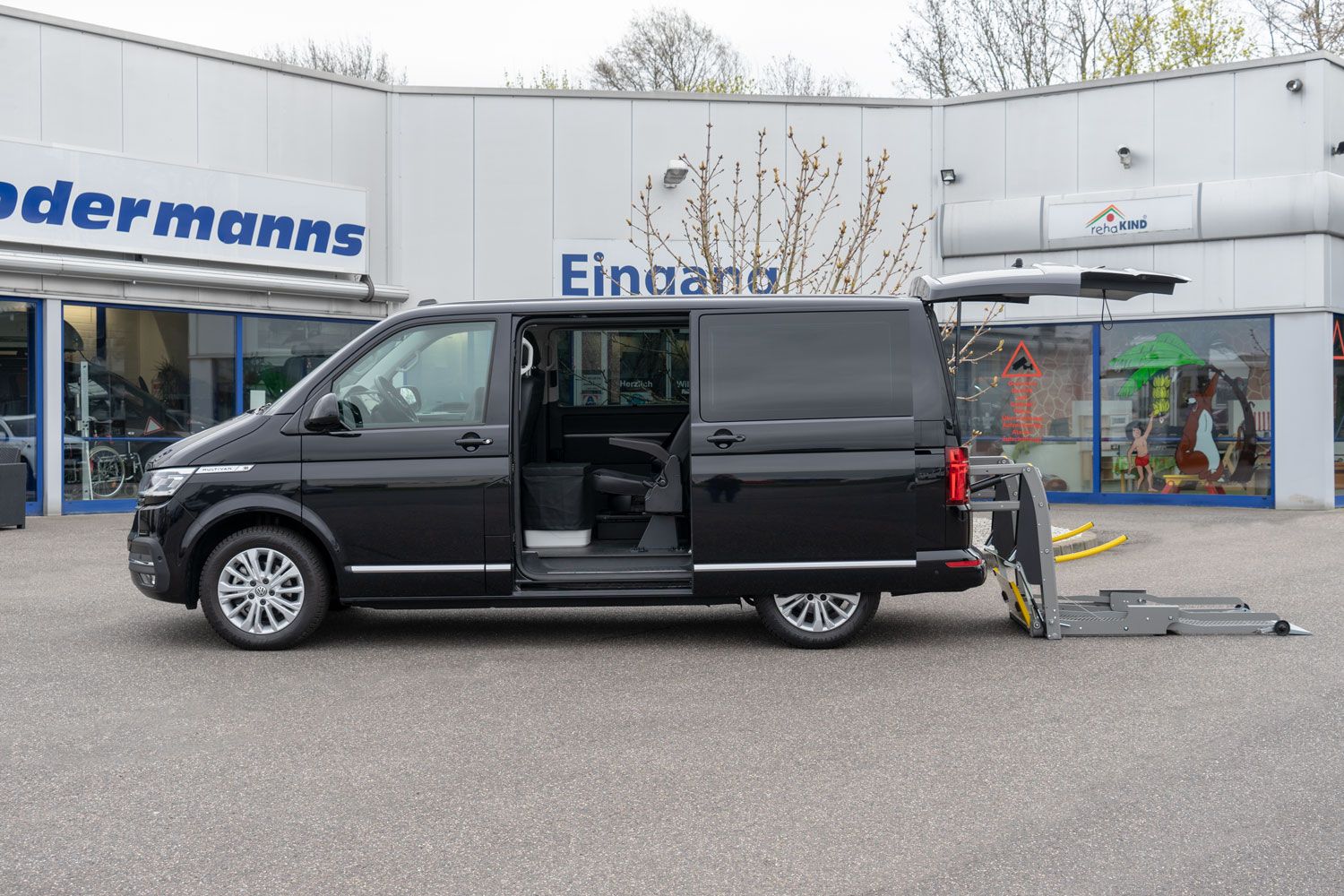 VW T6 Freizeitmobil, Hecklift, Toilette, Freizeitblock, Beifahrerumbau, Sodermanns