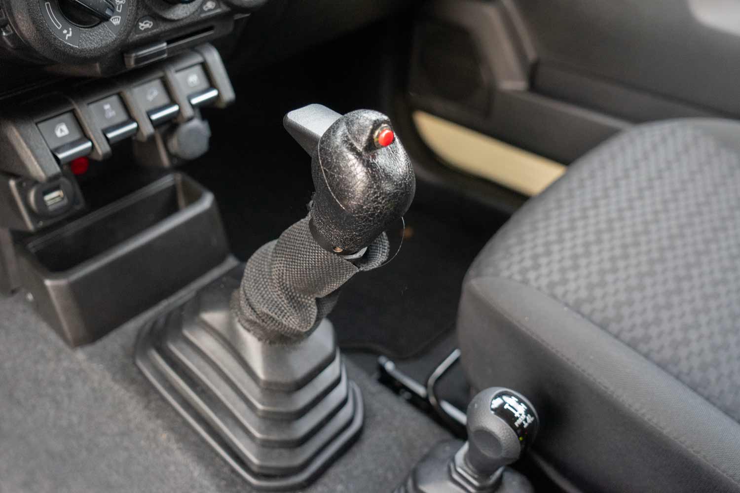 Handkupplungssystem, behindertengerechter Suzuki Jimny, Selbstfahrerumbau, Sodermanns