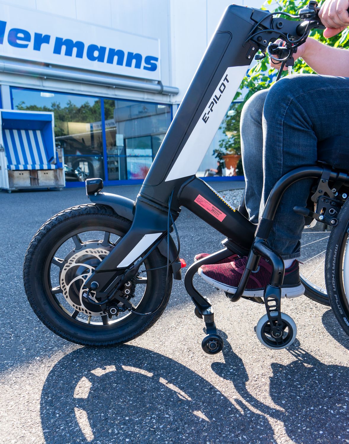 E-Pilot Zuggerät für Aktivrollstühle, Sodermanns