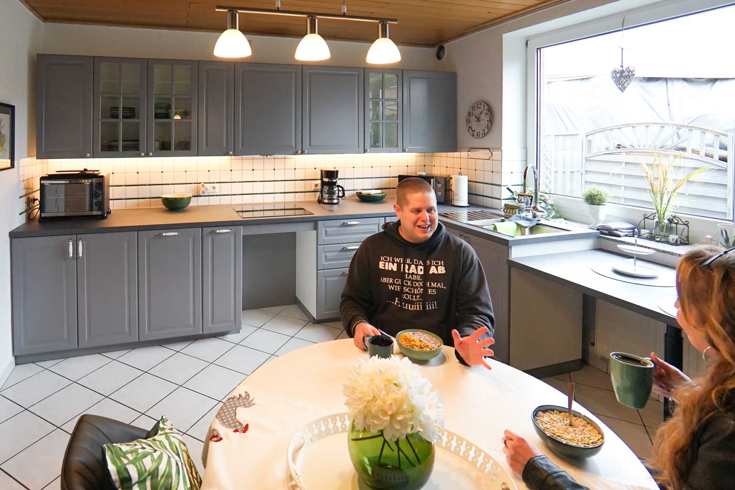 Barrierefreie Ferienwohnung, behindertengerechte Unterkunft, Rollstuhlgerecht, modern, betriebsnah, angenehme Lage, Sodermanns
