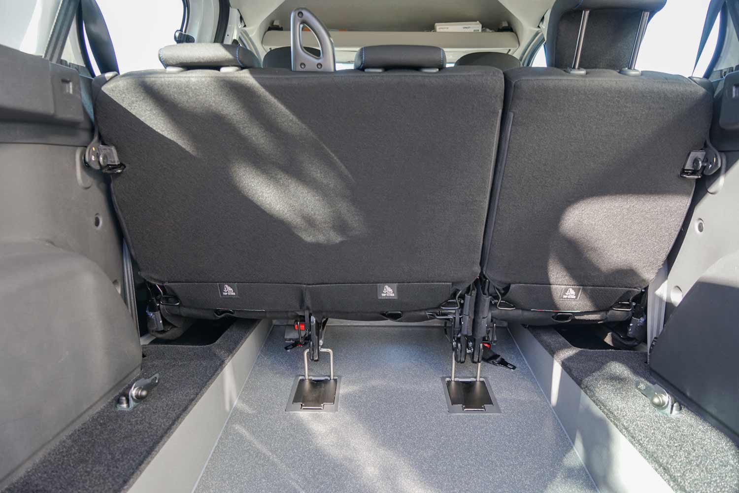Behindertengerechter Dacia Dokker, Beifahrerumbau, Heckeinstieg, easy flex, Rampe, Schulterschräggurt, Sodermanns