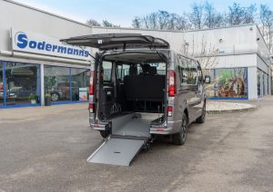 Behindertengerechter Fiat Talento, Beifahrerumbau, Heckeinstieg, Sodermanns