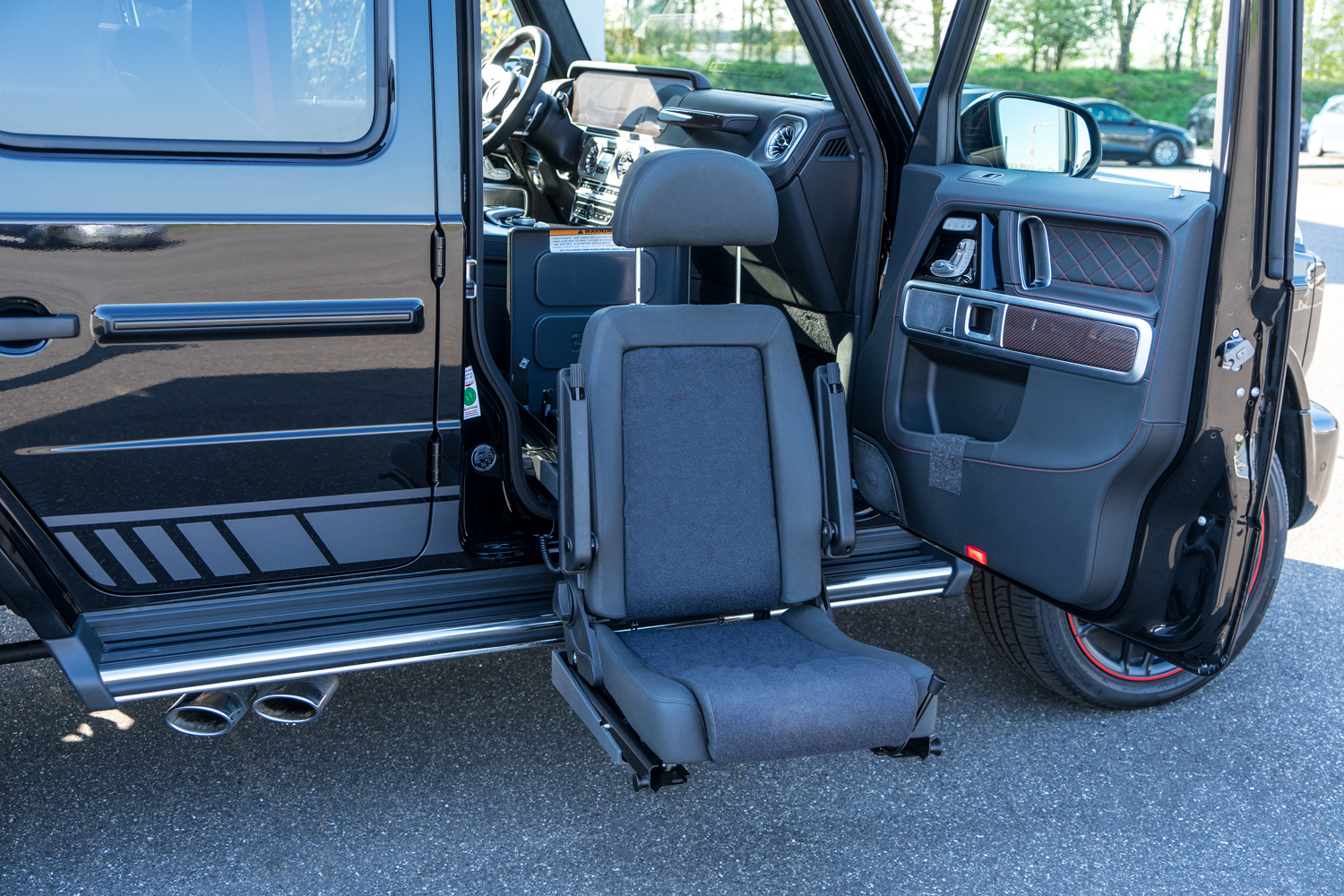 Behindertengerechter Mercedes Benz G AMG 6.3, Beifahrerumbau, Sodermanns