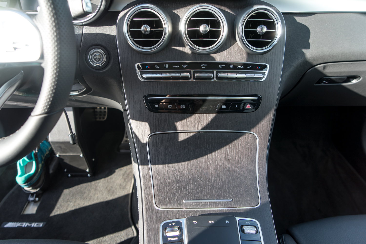 Behindertengerechter Mercedes Benz GLE, Selbstfahrerumbau, Fußlenkung, Blinkerhebelverlegung, Sodermanns