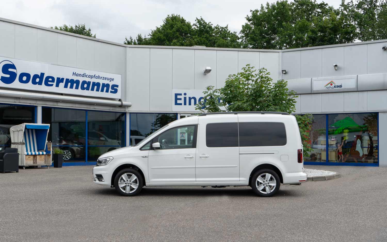 Beifahrerumbau, Handicap, Heckeinstieg, Flügeltüren, Sodermanns