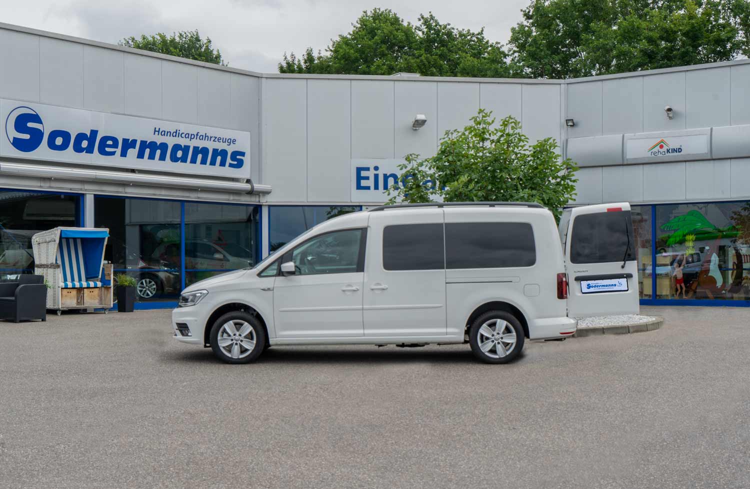 Beifahrerumbau, Handicap, Heckeinstieg, Flügeltüren, Sodermanns