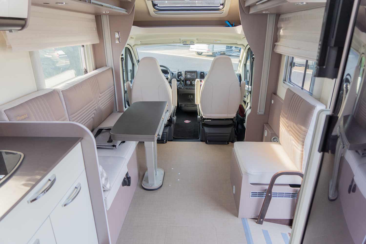 Wohnmobil, Selbstfahrerumbau, Kassettenlift, MFD, Handbediengerät, Innenraumboden, Sodermanns