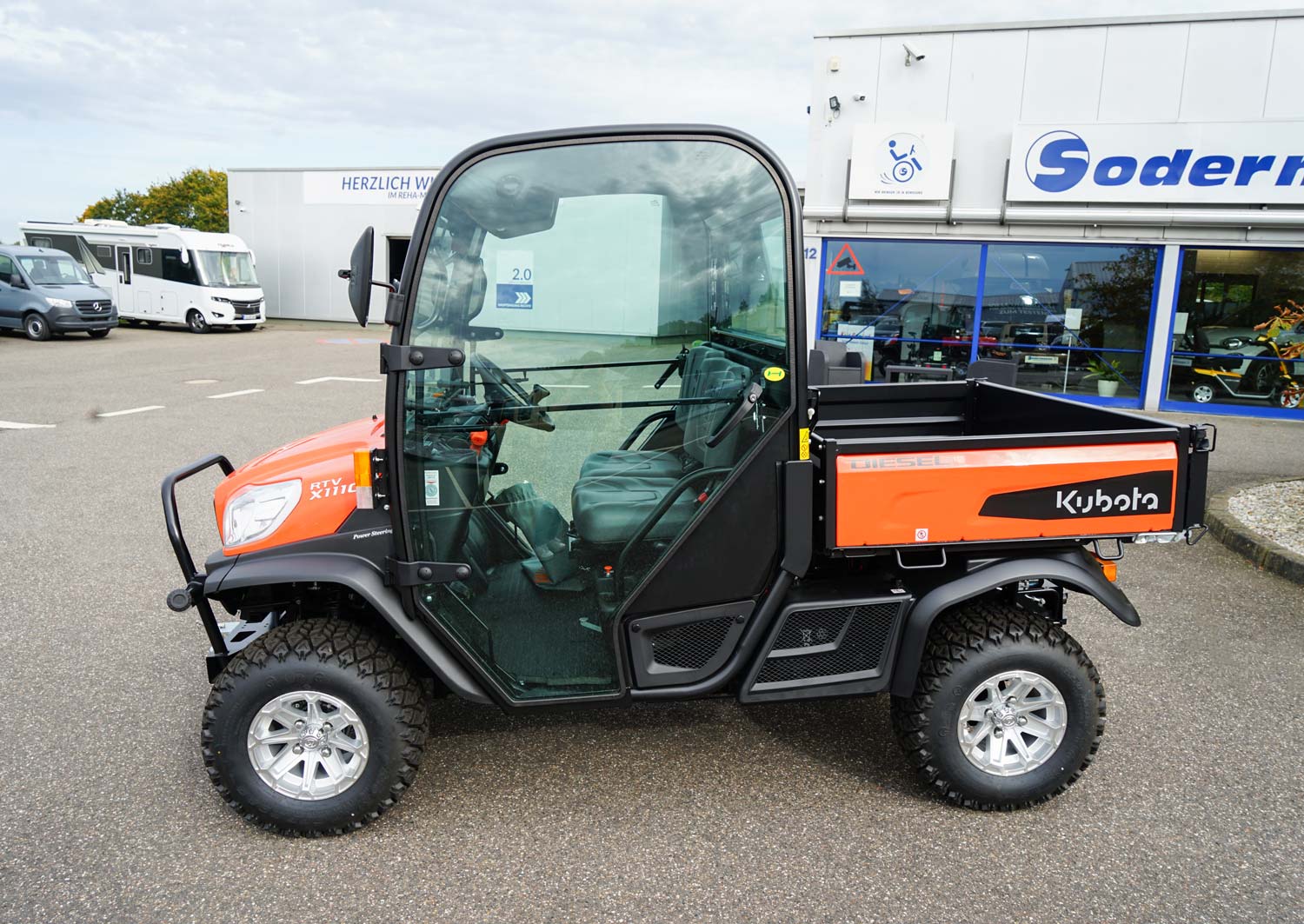 Behindertengerechte Arbeitsmaschinen, Kubota RTV X1110, MFD, Sodermanns