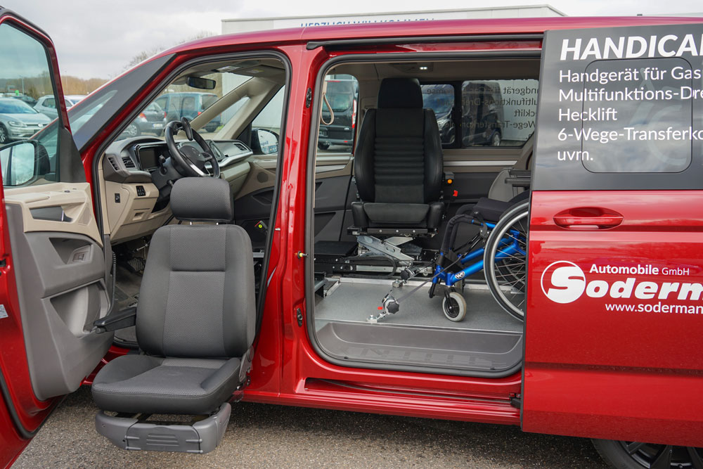 Behindertengerechter Volkswagen T7 Multivan, Handicapumbau, Sodermanns