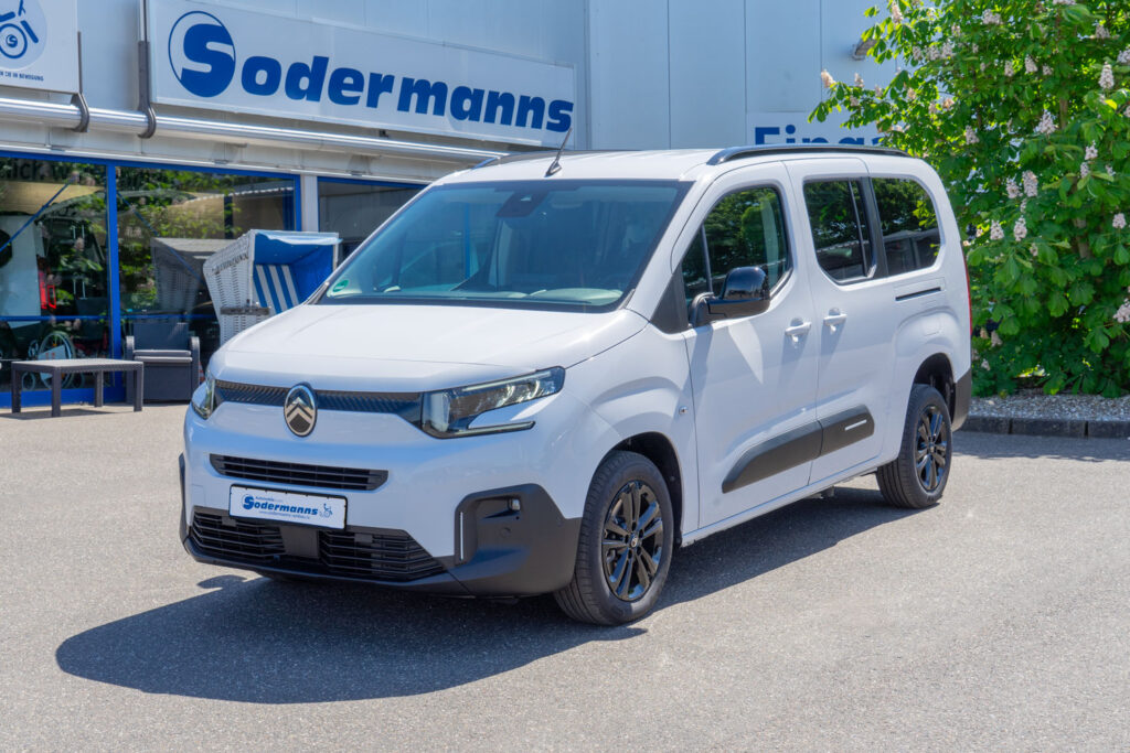Behindertengerechter-Citroen-Berlingo-Max-Heckeinstieg-Front Behindertengerechter Citroen Berlingo Max Heckeinstieg Sodermanns