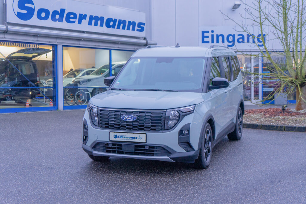 Behindertengerechter-Ford-Courier-Front Behindertengerechter Ford Courier als Selbstfahrerumbau, Sodermanns