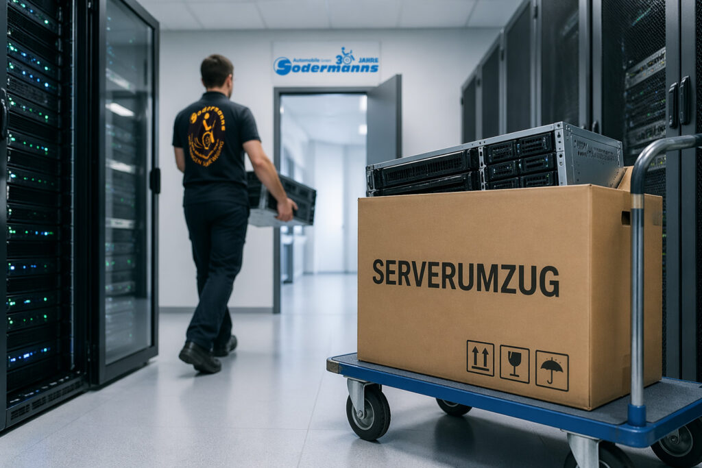 Serverumzug Serverumzug bei Sodermanns