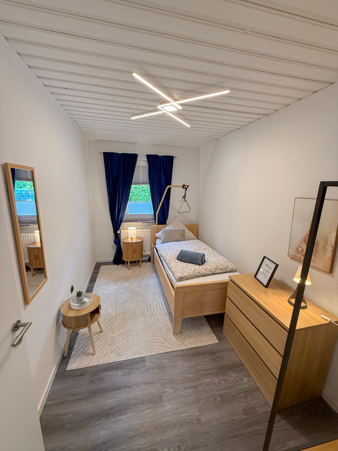 Barrierefreundliche Ferienwohnung Haus Sodermanns, Schlafzimmer mit Pflegebett